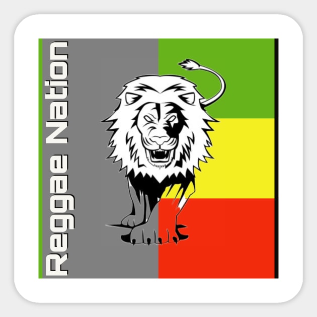 Reggae Nation Sticker by Rockers Media